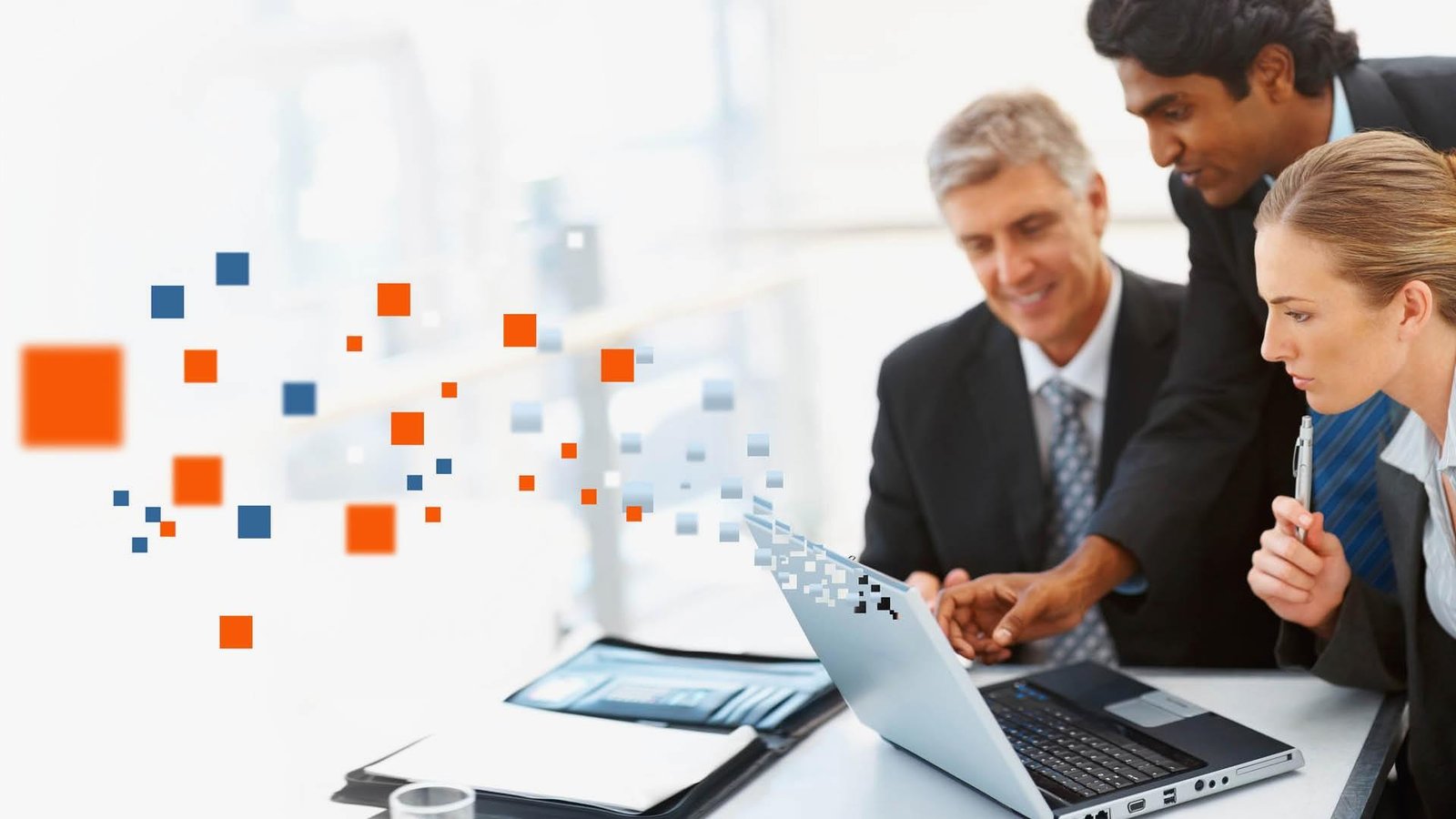 GlobaTrust team collaborating with clients